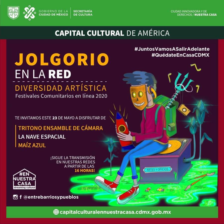 Jolgorio en la Red, evento sabatino imperdible