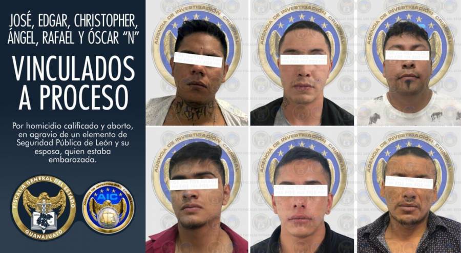 Detienen a los 6 responsables de ataque contra policía y esposa embarazada en Guanajuato