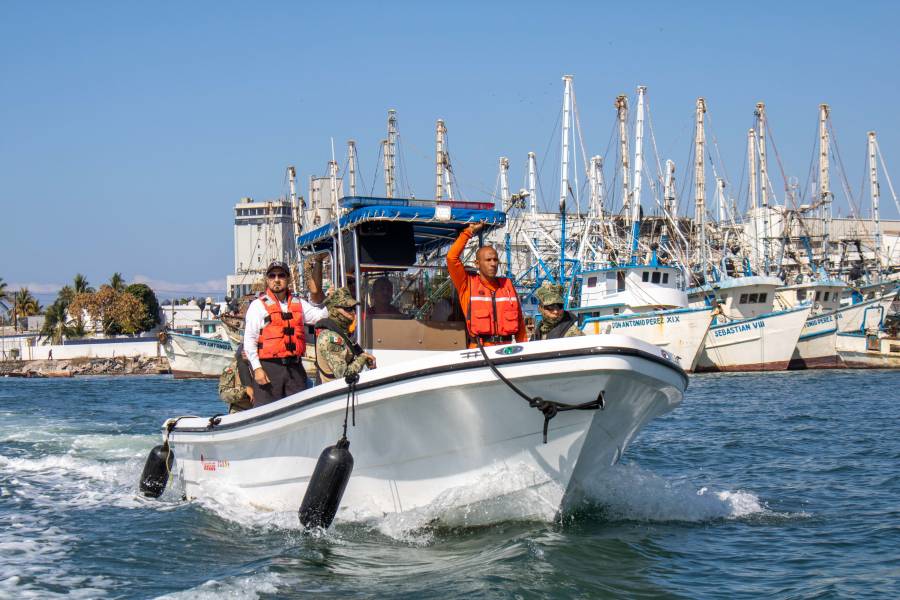 Conapesca refuerza tareas de inspección y vigilancia en aguas nacionales