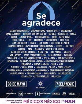 Cartel del festival “Se agradece”