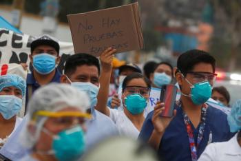 Per&uacute; reporta m&aacute;s de 6 mil casos de Covid-19 en un d&iacute;a