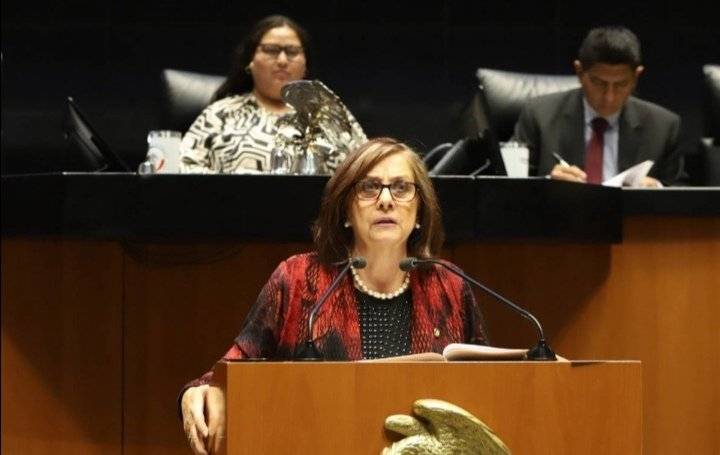 Senadora Malú Micher ofrece disculpas por descuido en reunión de Zoom