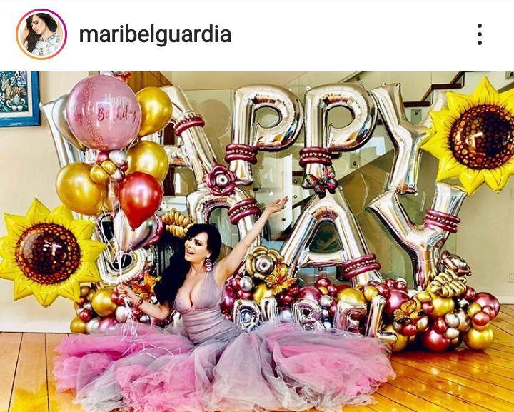 Por cuarta ocasión Maribel Guardia festeja sus XV años más uno