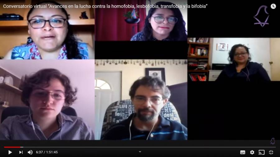 IECM organiza conversatorio virtual: “Avances en la lucha contra la Homofobia, Lesbofobia, Bifobia y Transfobia”