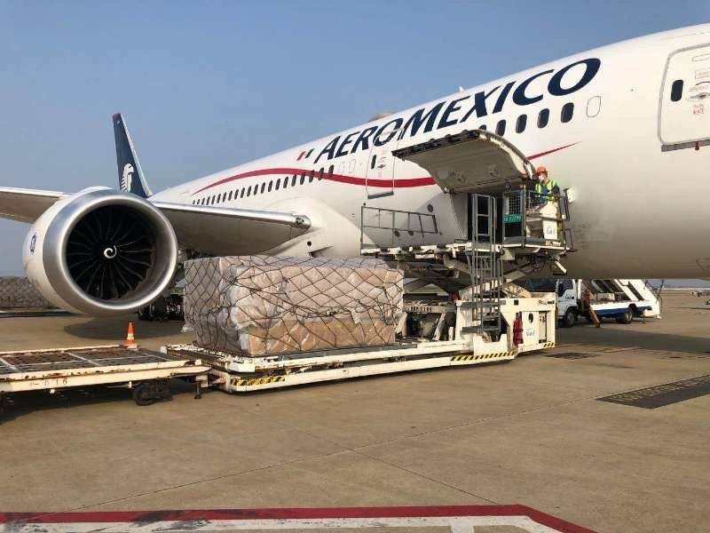 Ebrard: en camino a México el décimo quinto vuelo procedente de Shangai con insumos médicos