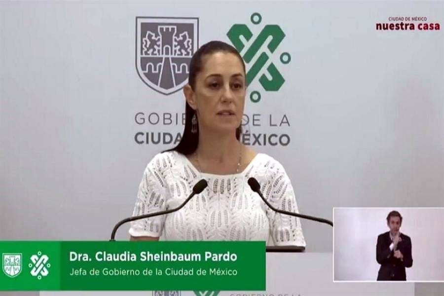 Inicia nueva normalidad con semáforo rojo en la capital: Sheinbaum