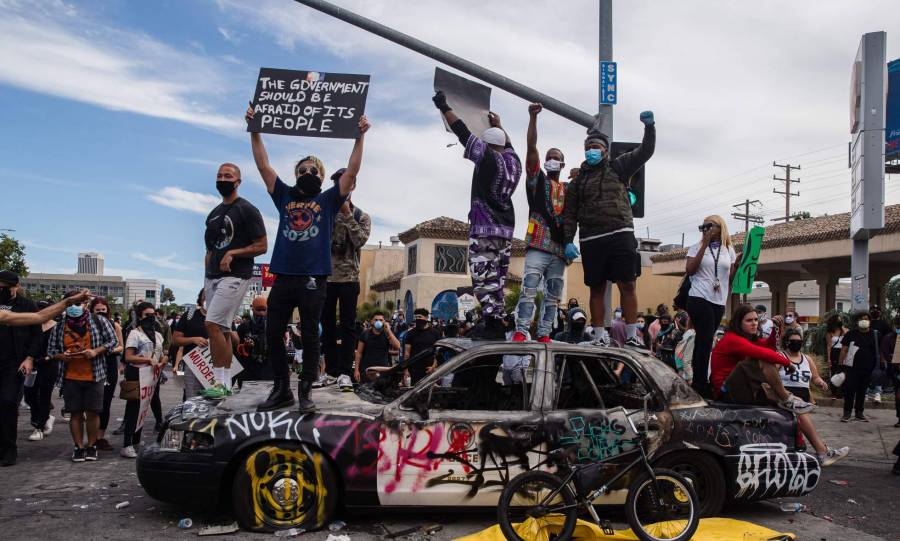 Se reportan dos tiroteos en Las Vegas, en las protestas por George Floyd