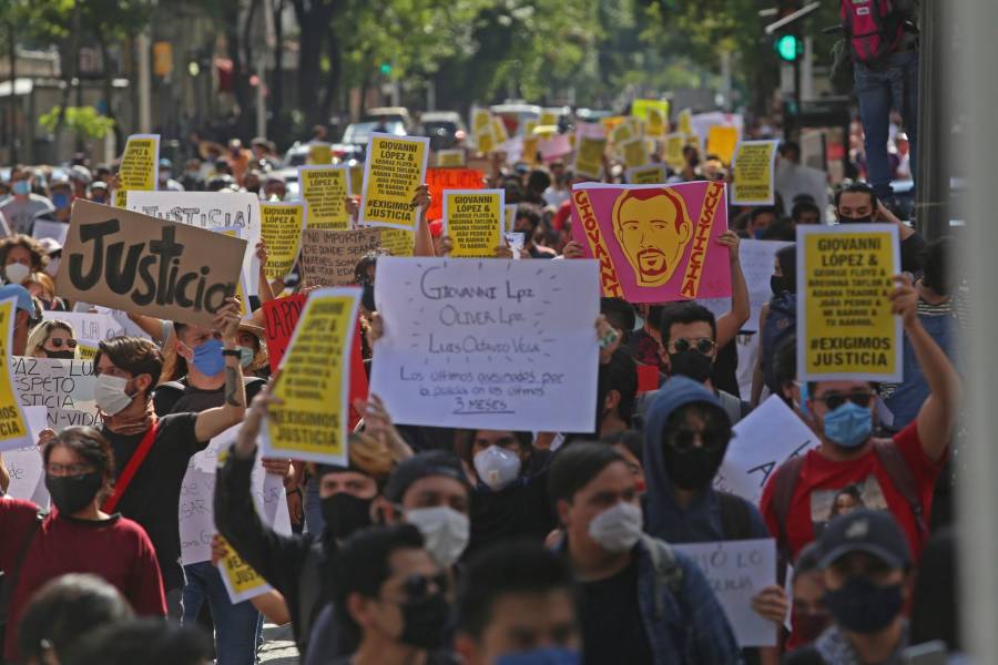 Protestan en Jalisco por asesinato de Giovanni 