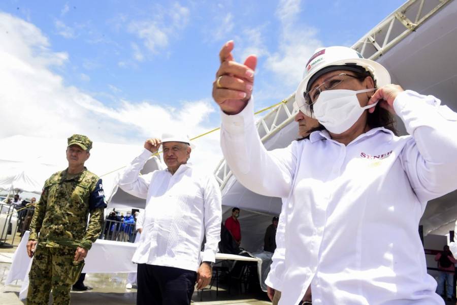 “Ya le ganaste al expresidente”, dice AMLO a Nahle