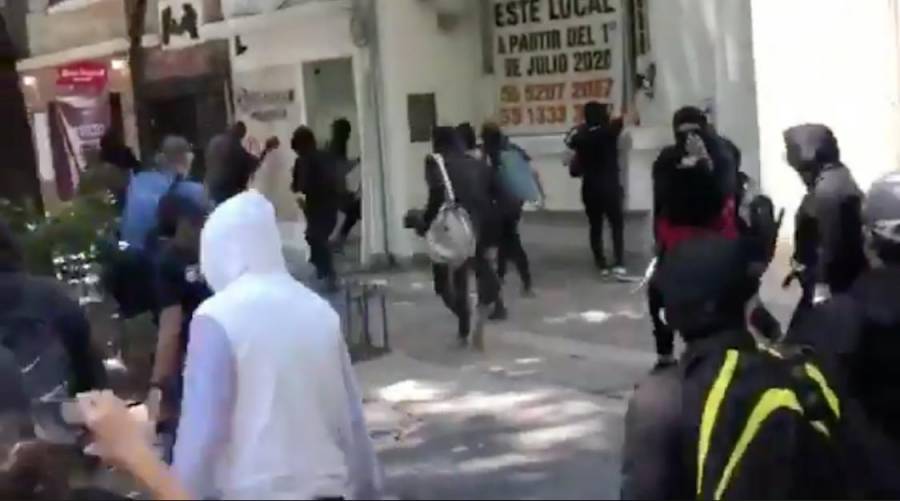 Violencia en Reforma y embajada de Estados Unidos