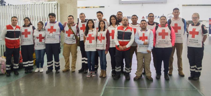 Env&iacute;a Cruz Roja socorristas a Texas por hurac&aacute;n Harvey