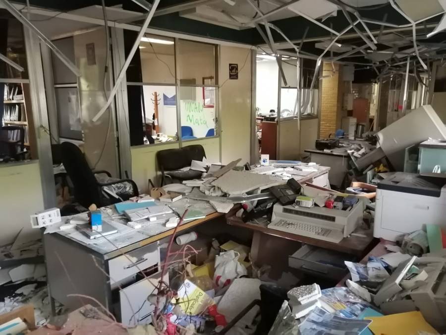 Paristas destrozaron  90% de mobiliario