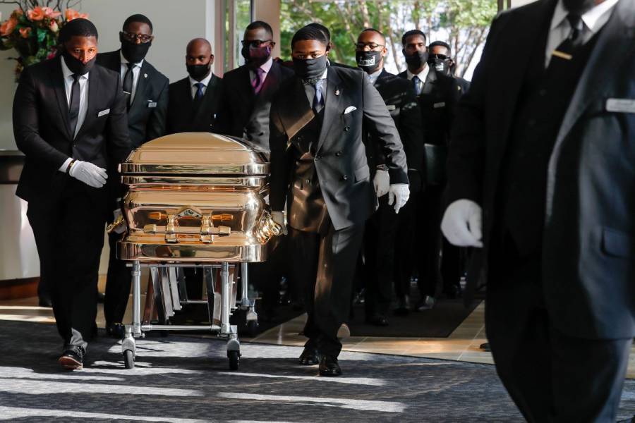 Este martes se lleva a cabo el funeral de George Floyd
