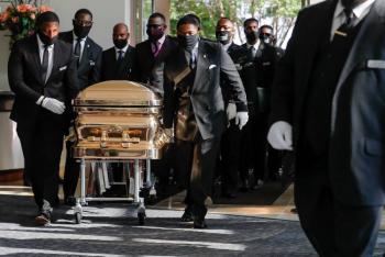 Este martes se lleva a cabo el funeral de George Floyd