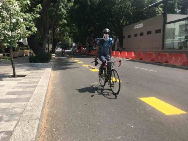 Congreso CDMX pide la permanencia de la ciclovía emergente en insurgentes