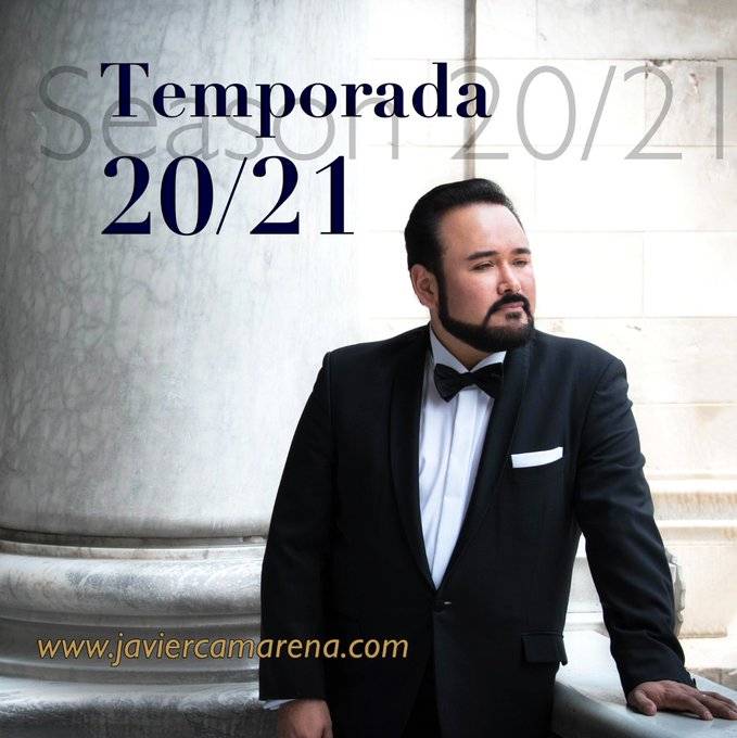 El tenor Javier Camarena anuncia su gira 2020/2021