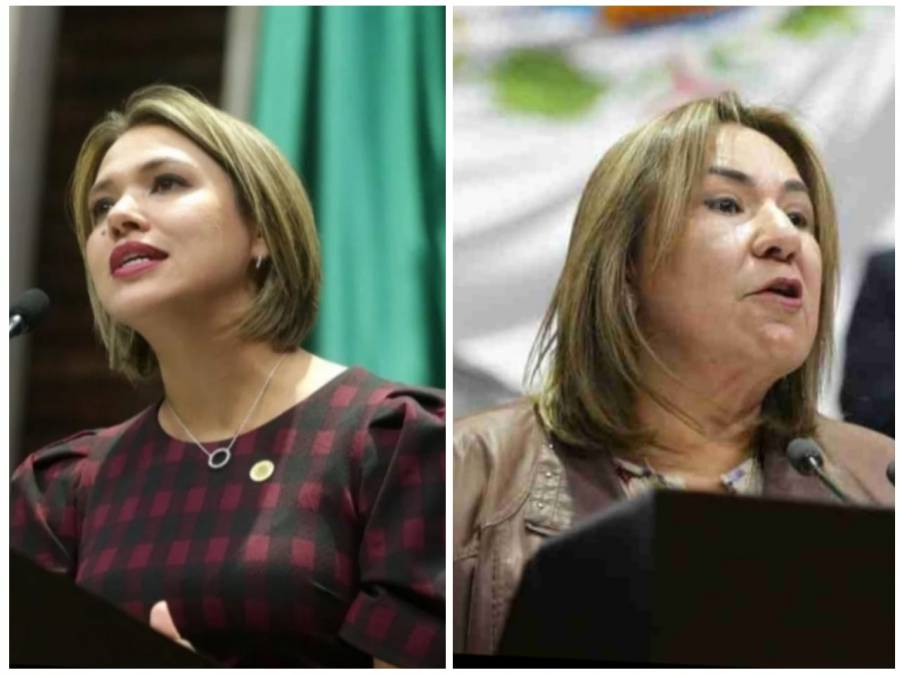 Se ve afectada la economía del país, proponen empleos temporales; Las diputadas Margarita Flores y Erika Sánchez.