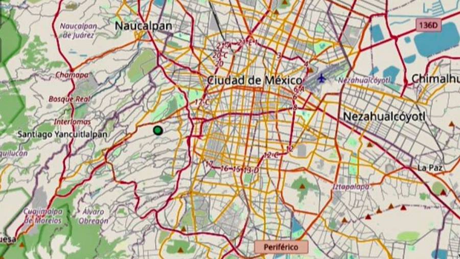 Sismo de magnitud 1.8 sacude la alcaldía Álvaro Obregón