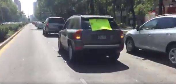 Arman caravana contra López Obrador en CDMX