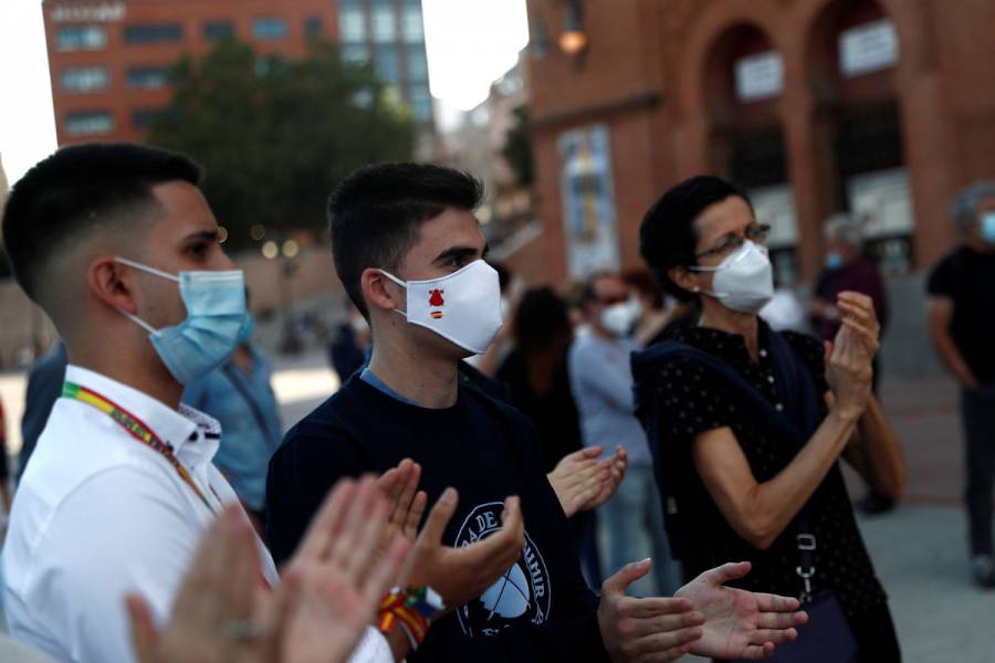Muertes por Covid-19 en España se mantienen por octavo día consecutivo