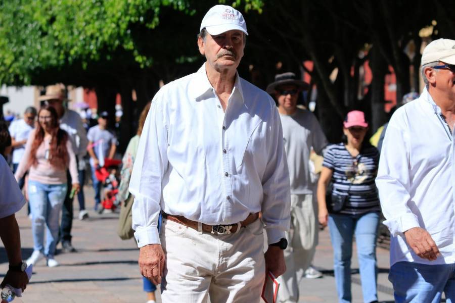 Respalda exPresidente Vicente Fox a los miembros del bloque GOAN