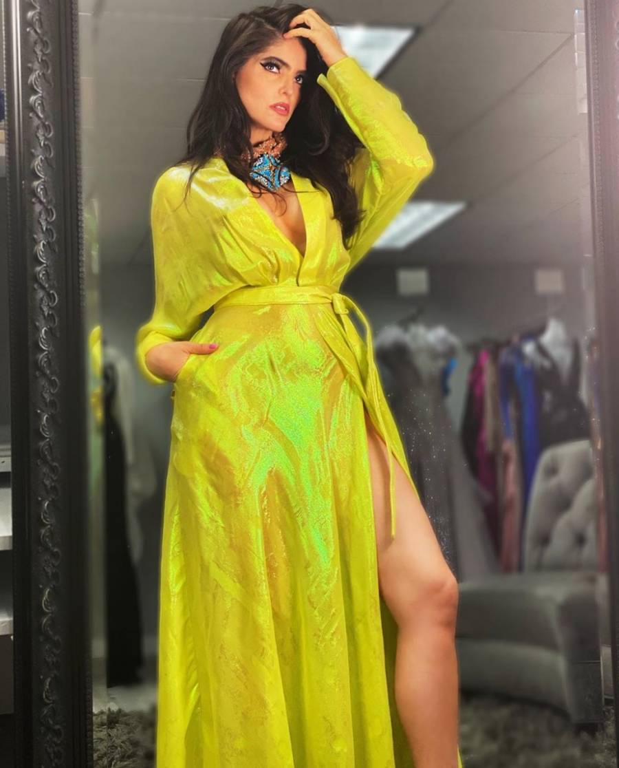 Ana Bárbara roba suspiros en Instagram con vestido deslumbrante
