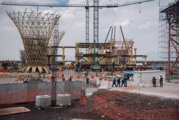 Ofertan 49 mil toneladas de acero del aeropuerto de Texcoco