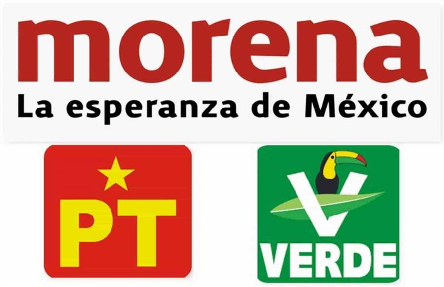 Morena, Partido Verde y PT se unen