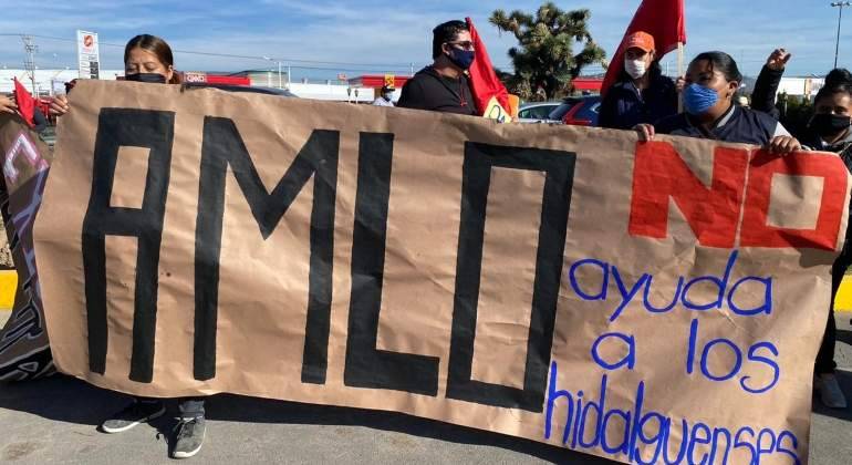 Piden hidalguenses al Presidente alimentos y apoyos ante Covid-19