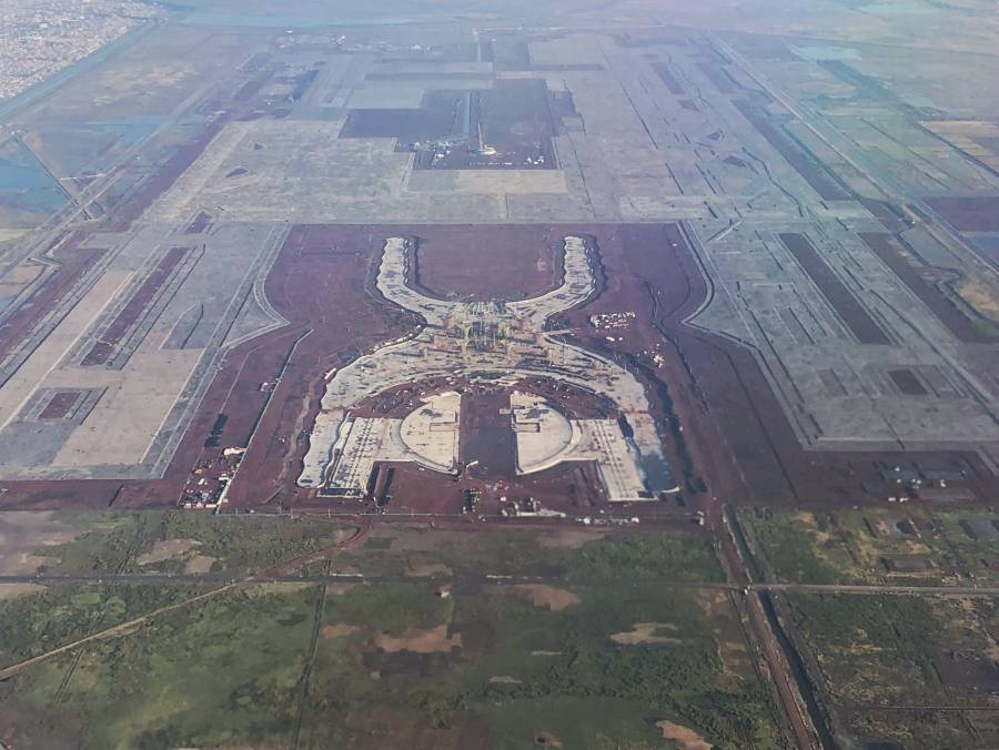 Grupo Aeroportuario anuncia venta de 49 mil toneladas de acero del NAIM