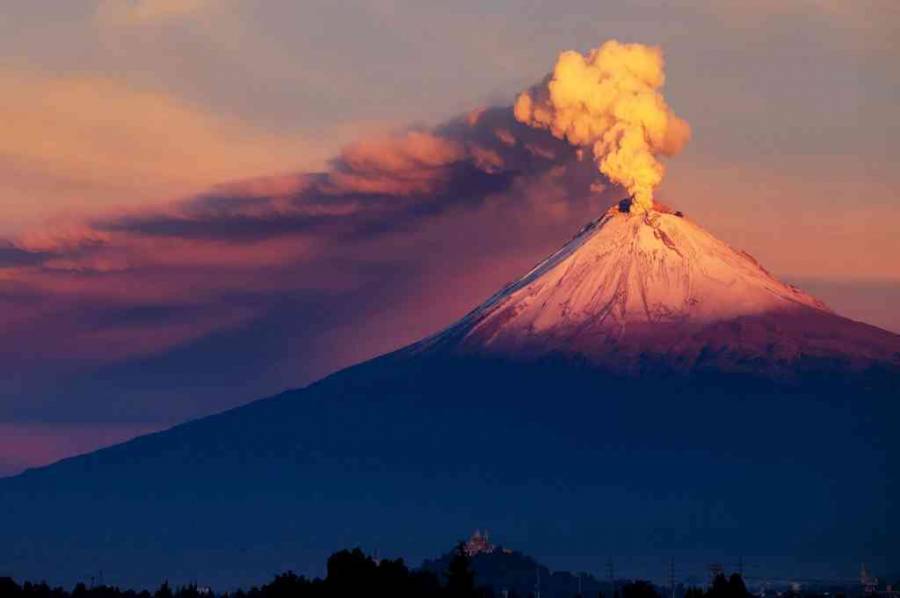 Ha sido muy baja la actividad del volcán Popocatépetl desde el año 2020