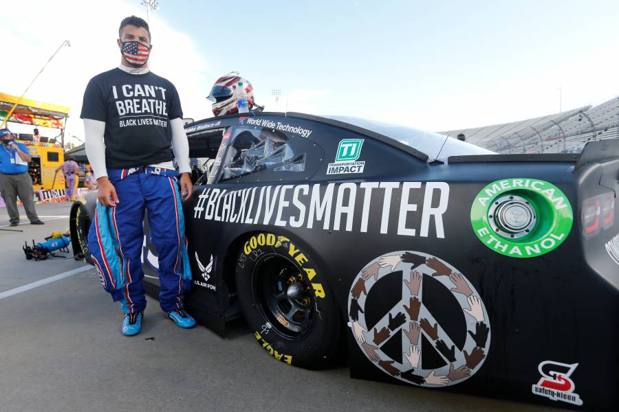 FBI investiga racismo contra único piloto afroamericano en NASCAR