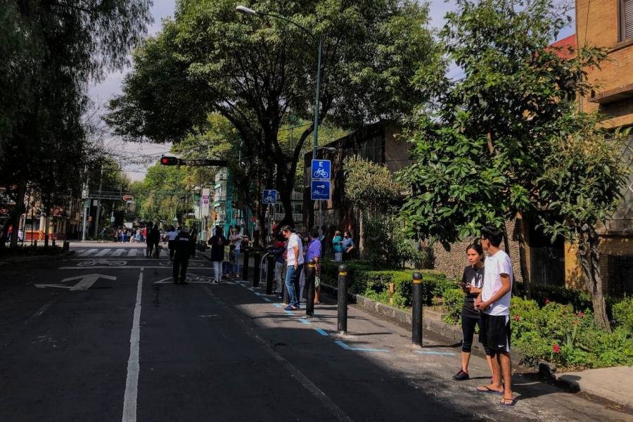 Sismo deja dos heridos en la CDMX