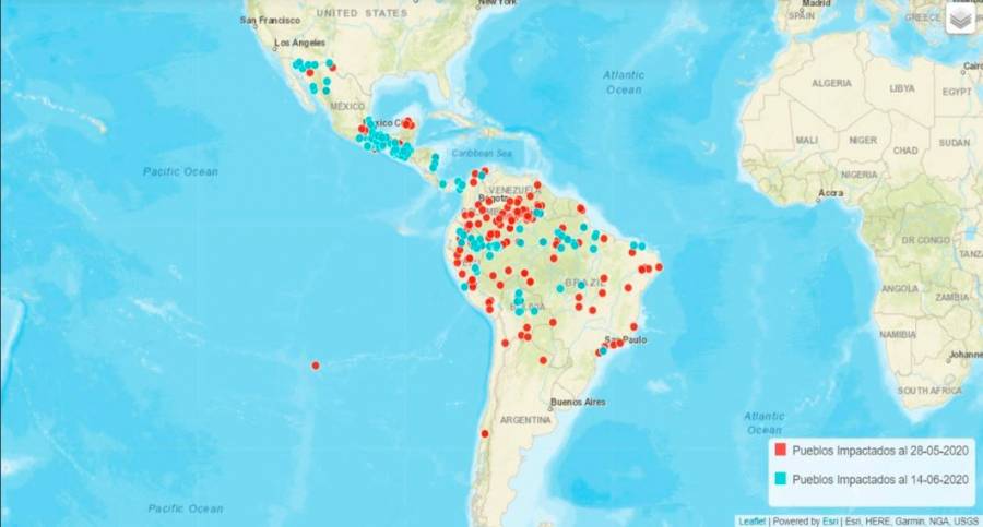 Mapean pueblos ind&iacute;genas y negros de AL afectados por Covid-19