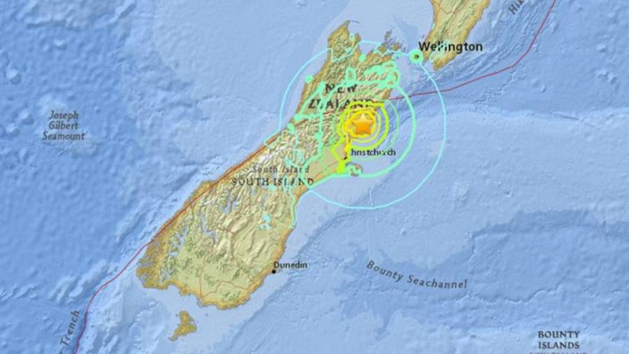 Sismo de 5.5 en Nueva Zelanda