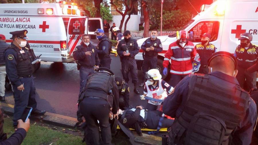 Cruz Roja desplegó 15 paramédicos tras ataque contra García Harfuch