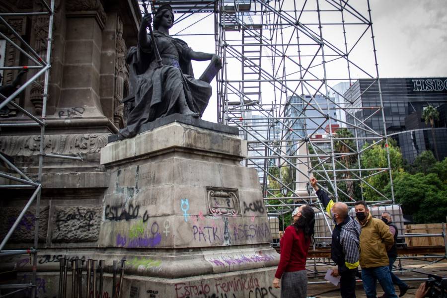 Rehabilitación de El Ángel, en agosto: Sheinbaum