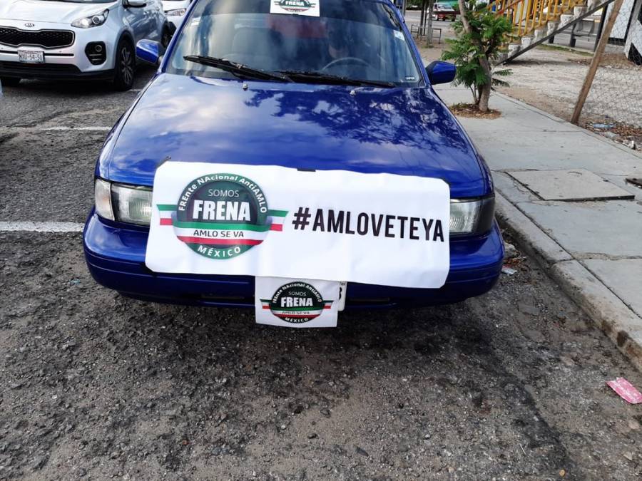 Nuevamente marchan en contra de AMLO