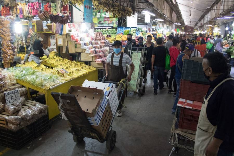 Así son las medidas en la Central de Abasto para prevenir contagios por Covid-19