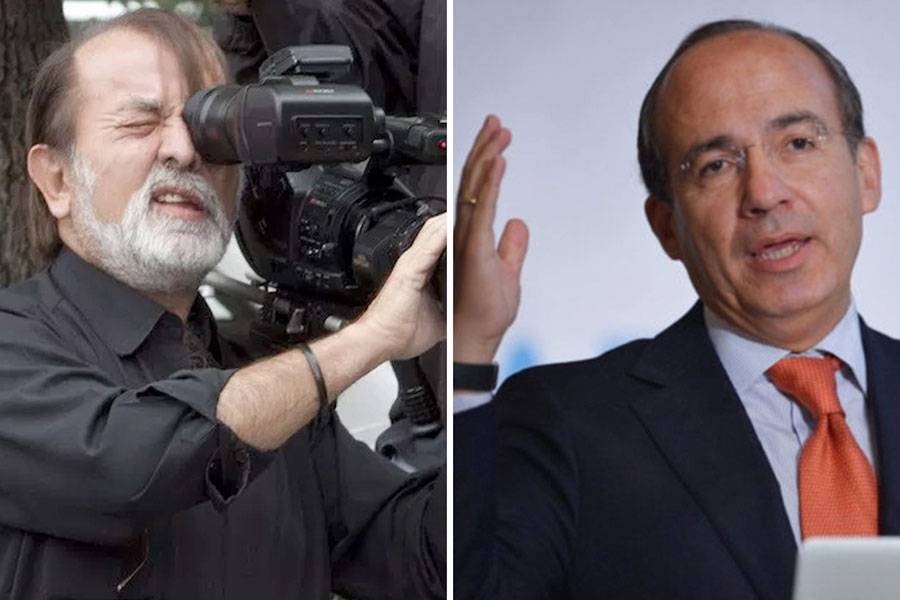 Dice Calderón a Epigmenio apologista del narco y que le perdonan impuestos