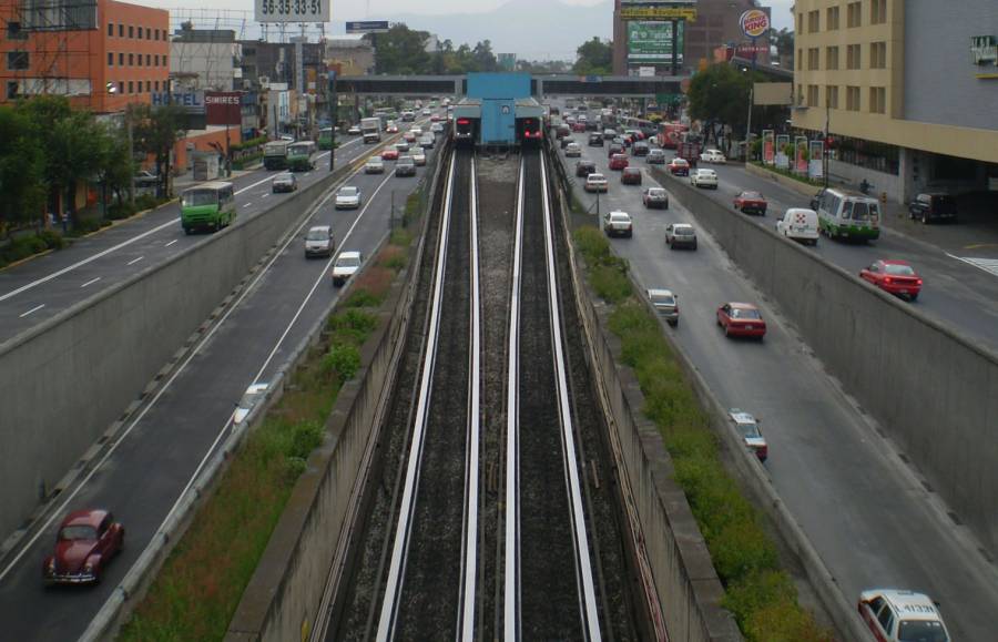 Realizan obras en Calzada de Tlalpan