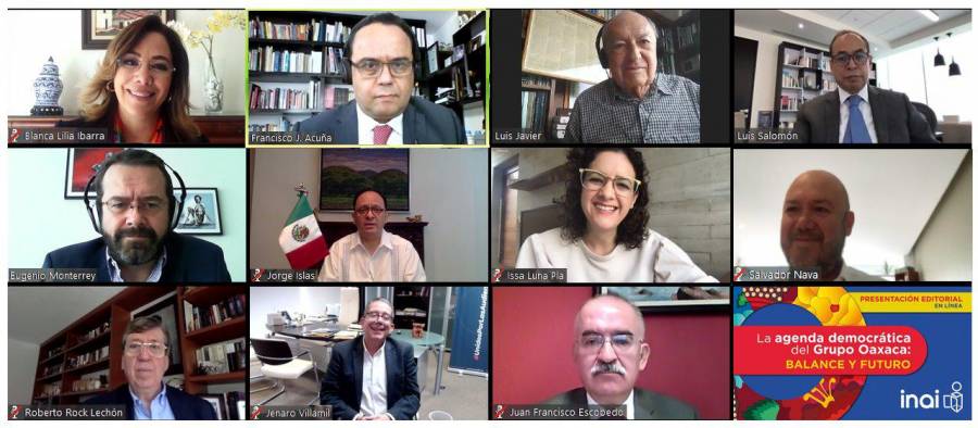 Grupo Oaxaca defiende órganos garantes de la transparencia como contrapeso del poder