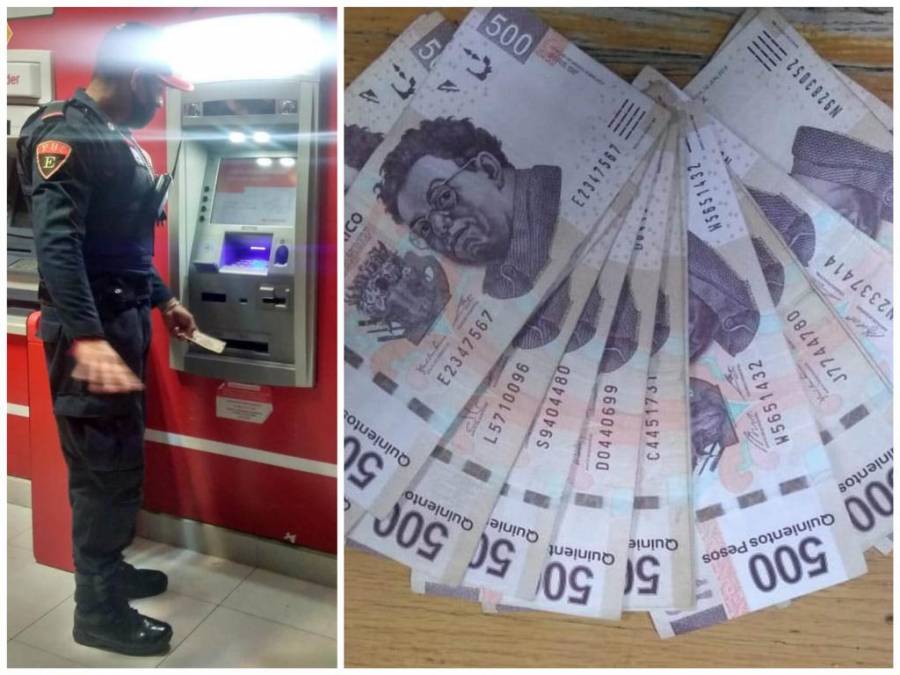 Polic&iacute;a devuelve dinero que se encontr&oacute; en cajero