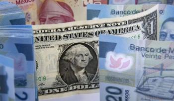 Peso opera err&aacute;tico; alza de contagios de Covid-19 limita ganancias