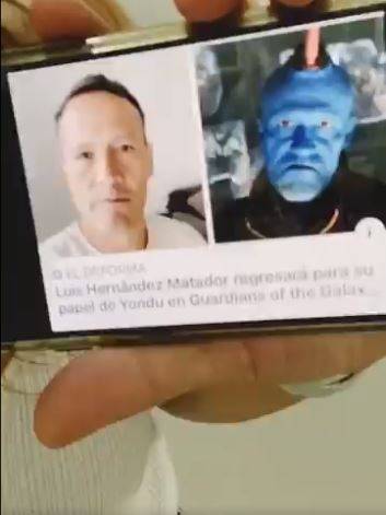 El ‘Matador’ Hern&aacute;ndez sorprende con incre&iacute;ble cosplay de Guardianes de la Galaxia