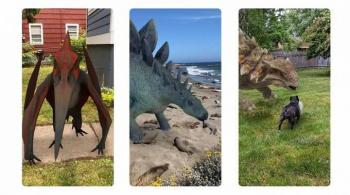 Google habilita funci&oacute;n para ver dinosaurios en realidad aumentada