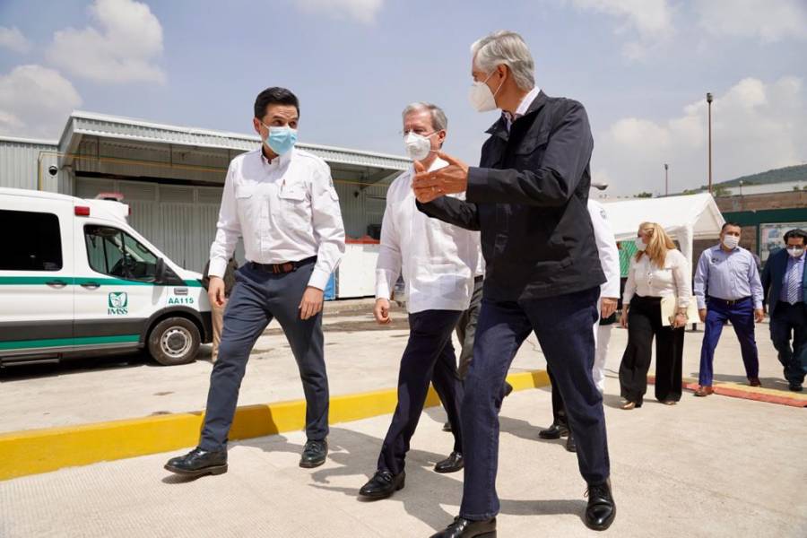 Hospital Temporal en Tlalnepantla, garantiza mayor atención médica por Covid-19: IMSS