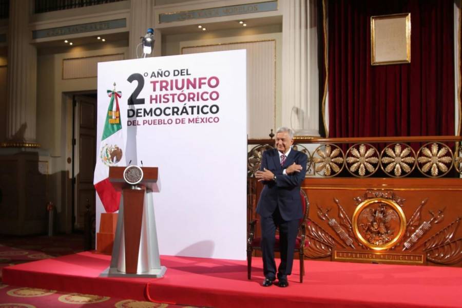 AMLO, a 2 años: afirma que ya pasó lo peor de crisis