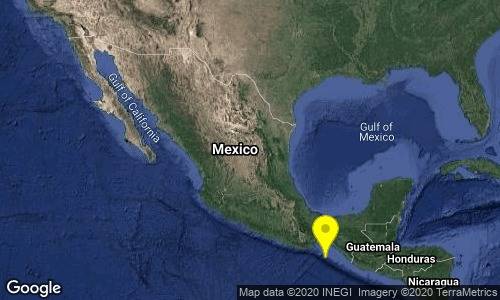Temblor de 3.9 al suroeste de Tonalá, Chiapas