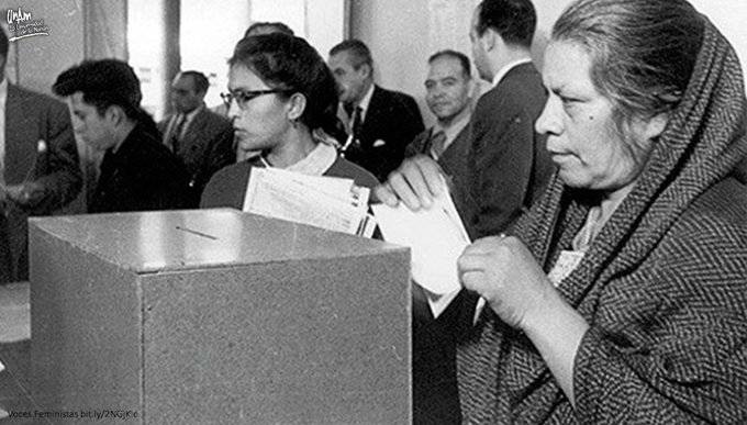 1955, 65 años del voto de la mujer